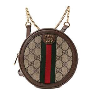 Gucci Gg Supreme Web Mini Ophidia Round #232814G79B
